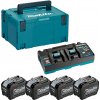 Makita 1910A8-3 - AKU SADA 4 x BL4080F + DC40RB + MAKPAC