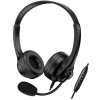 GENIUS headset HS-235U/ USB-C/ USB/ Copilot/ délka kabelu 2,4 m