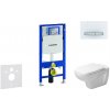Geberit Duofix - Modul na závesné WC s tlačidlom Sigma50, alpská biela + Duravit D-Code - WC a doska, Rimless, SoftClose 111.300.00.5 NH8