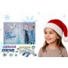 Adventný kalendár pre deti Ľadové kráľovstvo plný 24 okienok darček Mikuláš