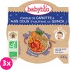 Babybio Večerné menu mrkva a sladká kukurica s quinoa 3 x 230 g