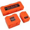 RCprofi Súprava otvárateľných kufrov, oranžová