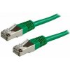 XtendLan Patch kabel Cat 6A SFTP LSFRZH 1m - zelený (PK_6ASFTP010green)