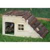 Kerbl domček pre králiky s rampou drevený 50 x 25 x 25 cm
