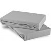 Plachta posteľná sivá jersey EMI, Plachta predĺžená 90 (100)x220