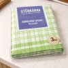 SVITAP Bambusové bavlnené 3ks kuchynské utierky 31 veľká kocka zelená Bavlna/Bambus 3ks 50x70 cm