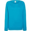 F.O.L. | Lady-Fit LW Raglan Sweat, Dámska raglánová mikina, modrá Azure, S
