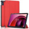 PROTEMIO 64778 LEATHER Zaklápací kryt pre Lenovo Tab M10 5G červený