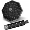 Doppler dámsky skladací plne automatický dáždnik Fiber Magic Black a White