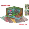 Mikro trading Origami Kreativní sada 12 ks origami a 24 ks oček 2 druhy