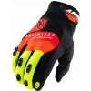 KENNY RACINGOVÉ RUKAVICE CROSS/ENDURO MODEL SAFETY BLACK/RED/ORANGE XL