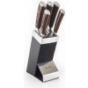 Sada nožov G21 Gourmet Dynamic 5 ks + čierno-nerezový blok