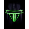 Jocksy Ouch! Glow in the Dark S/M, kožené svietiace jocksy