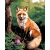 ZUTY Maľovanie podľa čísel - LÍŠKA Rámovanie: bez rámu a bez vypnutia plátna, Rozmer: 40x50 cm