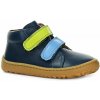 FRODDO First Step G2130369-3 Blue Denim celoročné členkové barefoot topánky