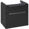 Villeroy & Boch Subway 2.0 skrinka 63.7x45.4x59 cm závesná kúpeľňová skrinka pod umývadlo čierna A91010VL