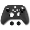Spartan Gear Controller Silicon Skin Cover and Thumb Grips - Black PS5