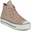 Converse Členkové tenisky CHUCK TAYLOR ALL STAR LIFT PLATFORM TONAL SUEDE Ružová