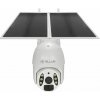 Tellur WiFi Smart solární kamera 20W, Ultra HD 2K, Pan + Tilt, IP65, PIR, outdoor, bílá
