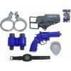 MIKRO TRADING Policejní set s pistolí a doplňky 5ks v sáčku 75307