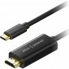 Cable HDMI AlzaPower Core USB-C to HDMI 4K 2m black