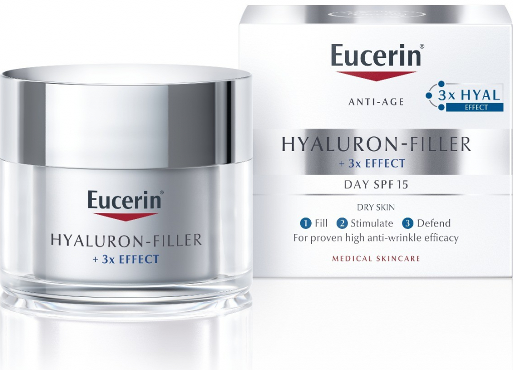 Eucerin Hyaluron - Filler Intenzívny vypĺňajúci denný krém proti vráskam  pre suchú pleť 50 ml od 22,2 € - Heureka.sk