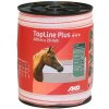 Vodivá páska TopLine PLUS 200 m x 20 mm AKO bielo-červená na elektrický ohradník