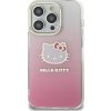 Sourcing Hello Kitty HKHCP15SHDGKEP iPhone 15 / 14 / 13 6.1 růžové/růžové pevné pouzdro IML Gradient Electrop Kitty Head