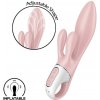 Vibrátor králik Air Pump Bunny 3 ružový Satisfyer