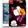 Picasee silikónový čierny obal pre Apple iPad mini 4 - Flowers and Berries