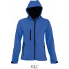 SOL´S REPLAY / Dámska 3-vrstvová softshellová bunda s kapucňou - royal blue M