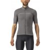 Castelli Pro Thermal Mid SS, Nickel grey Veľkosť: XXL Pánsky zateplený dres s krátkym rukávom