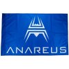 ANAREUS ANAREUS herná vlajka 60x90 cm - Modrá