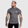 Iron Aesthetics pánske športové tričko Circle charcoal sivé