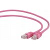 Gembird PP6-3M/RO patch RJ45 , cat. 6, FTP, 3m, ružový
