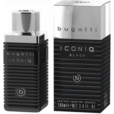 Bugatti Iconiq Black toaletná voda pánska 100 ml