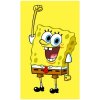 Carbotex · Detský uterák SpongeBob – motív veselá žltá huba - 100% bavlna - 30 x 50 cm