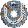 Kotúč rezný MAMUT Eco Uni 150x2,0x22,23mm 3A60SBF (83320U) nerez, hliník, oceľ, modré