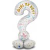 Smart balloons Balónik fóliový samostatne stojaci Otáznik Gender Reveal 119 cm