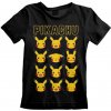 Pokémon – Pikachu Faces – detské tričko – 7 – 8 rokov