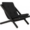 Karup deckchair BOOGIE - lehátko (skladacie) 65x88x75 cm dark grey black (lak)