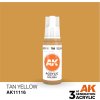 AK Interactive akrylová barva tan yellow 17 ml