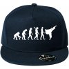 Karate Evolúcia - kop - Šiltovka s rovným šiltom a plastovou sponou - Univerzálna veľkosť ( Tmavomodrá (veľmi tmavá - skoro čierna) )