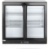 Zadná barová chladnička s dvojitými posuvnými dverami, Arktic, 158L, Čierna, 220-240V/160W, 900x520x(H)865mm
