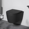 Závesné WC AM.PM Func CFA1700MBSC bezokrajové, so sedadlom Microlift, čierne