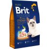 Brit Premium by Nature Cat Indoor kuracie - výhodné balenie: 2 x 8 kg