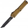 Microtech COMBAT TROODON GEN III T/E BLACK FULL SERRATE TAN 1144-3TA