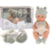LEAN TOYS Malá bábika Sweet baby 30 cm - zelená