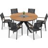 Focus Garden FI150/6+1 záhradná jedálenská súprava graphite , 006727