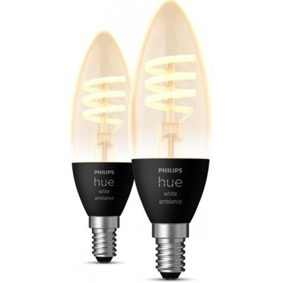Philips SADA 2x LED Stmievateľná žiarovka Hue WHITE AMBIANCE E14/4,6W/230V